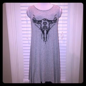 🚂Aztec style stretchy midi dress